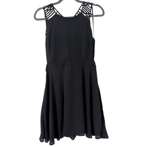 Cotton Candy open back little black dress